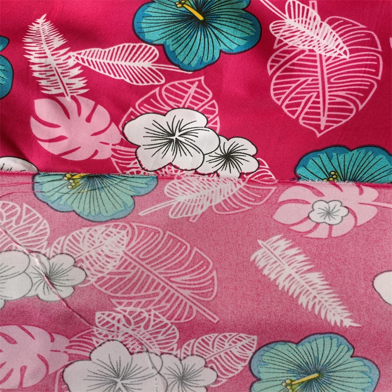 Poly Microfiber Printed Polyester Micro Printing Twill Fabric for Beach Shorts Pants