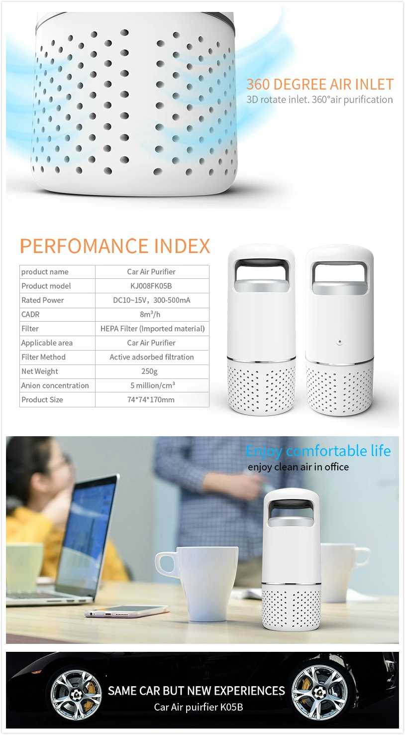 in Addition to Formaldehyde Air Purifier Durable Metal Housing Temperature Display True Hapa Filter Commercial Four Layer