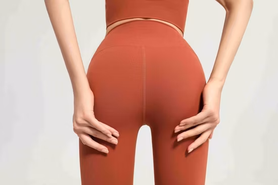 Seamless Yoga Gym Fitness Leggings Pants Trouser Tights Tummy Control Mesh Fashion Capri and Bra Fabric Contour Wholesale