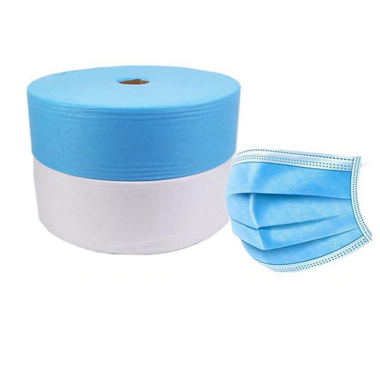 Eco-Friendly Ss/SSS/SMS/SMMS Non Woven Fabric in Roll 100% PP Spunbond Diapers Sheet and Hospital Medical Consumables