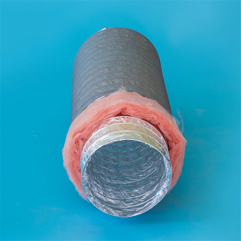 Owens Corning Insulated Aluminium Flexible Air Duct Double Layer with Yellow Cotton