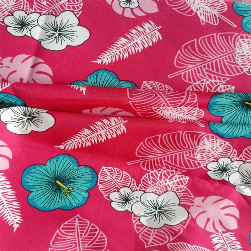 Poly Microfiber Printed Polyester Micro Printing Twill Fabric for Beach Shorts Pants