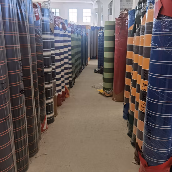 Custom Canvas School Bag 600d Waterproof Swallow Gird Jacquard PU Coated Oxford Fabric