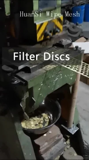 Wire Mesh Filter Disks Spot Welding/Covered Edge/Multi
